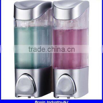 Double Wall Mounted Hospital Alcohol Hand Sanitizer Dispenser With Double Bottles photo-2