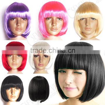 NEW SEXY FASHION LADIES BOB STYLE SHORT WIG PARTY FANCY DRESS COSTUME COSPLAY W425