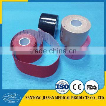 Kinesiology tape ,colored adhesive bandage , sport tape , CE mark