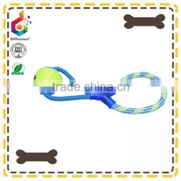dog clean teeth toy dog ropes cotton string with tennis