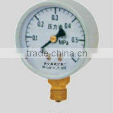 Y series common gas pressure gauge