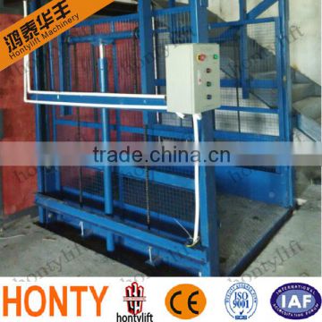 2000kg 3.5m hydraulic vertical platform man lift /electric lifts for warehouse