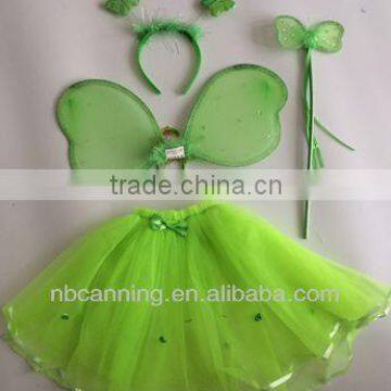 wholesale Fairy Wings/ Baby Girl Angle Wings / cute butterfly wing costume green