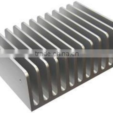 extruded coppecopper heat sink spare Parts OEM stainless steel heatsink component Aluminum alloy Extrusion fin