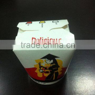 16OZ round disposal noodle take out box