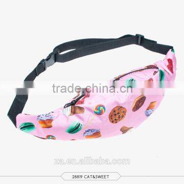 Factory Wholesaler Fashion Snacks Fruits Printed Waist Leg Bag for Summer Women and Ladies photo-3