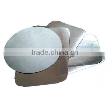 Die cut aluminium foil lids for plastic cups