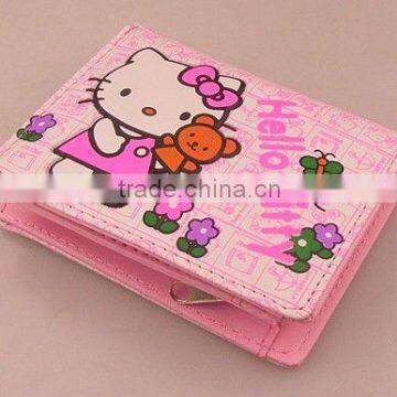 Hellokitty short paragraph two fold wallet