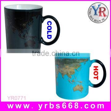 Best selling novelties promotional gift high quality ceramic magic photo mug