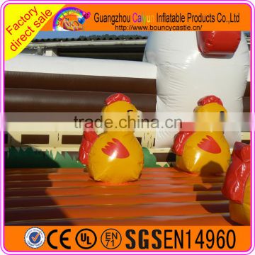 Commerical inflatable rooster jumping castle for sale, inflatable bouncy castle, inflatable bounce house