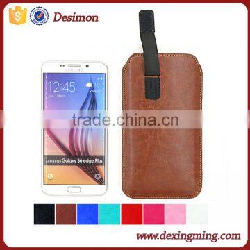 Manufactor Desimon For 5.5" smartphone Shockproof leather cover pouch