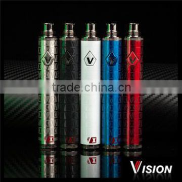 2014 hottest selling Rainbow Color and changeable voltage wax vision spinner 2 battery