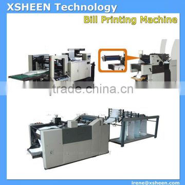 50 bill folding and collating machine, continuous paper offset printing machine