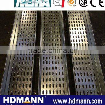 Solid bottom nema cable tray