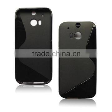 [hot] Good Quality S Line TPU Case for HTC ONE 2 M8