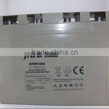 2v 1000ahDeep Cycle/rechargeable/storage/maintenance Free/sealed/VRLA/GEL/ Lead Acid Battery