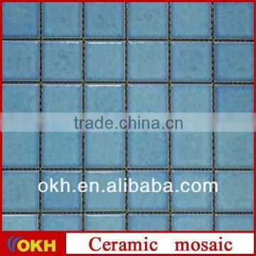 Mosaic tile for swimming pools