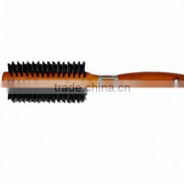 Round Wooden Hairbrush