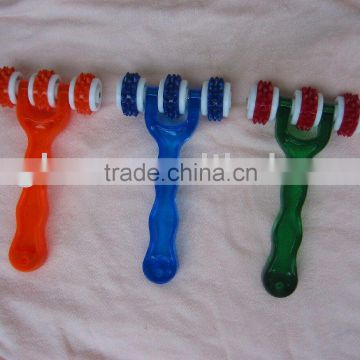 OEM Colorful Eco-friendly Body Plastic Manual Massager for Gift