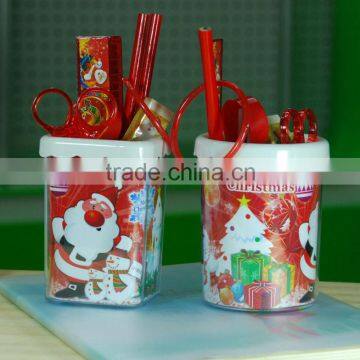 Christmas/Children/Students Cartoon gifts/Stationary Pen Holeder/Container(5 pieces set)