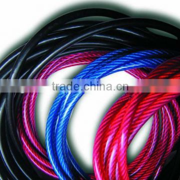 Manufacturer PVC coated stainless steel wire cable/steel wire rope