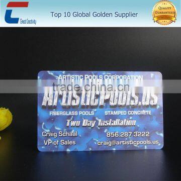 wholesale colour plastic business card