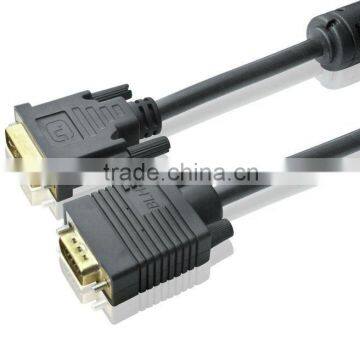 High quality DVI Male to VGA Male cable
