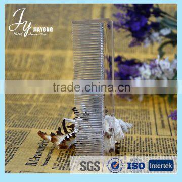 Guangzhou factory wide tooth hair comb plastic comb of hotel amenity