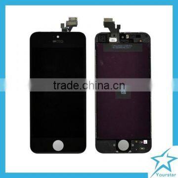 Wholesale mobile smartphone replacement lcd touch screen for iphone 5 lcd