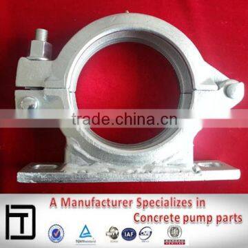 Concrete pump truck parts DN125/5.5" Fixable Bolt concrete pipe lifting clamp