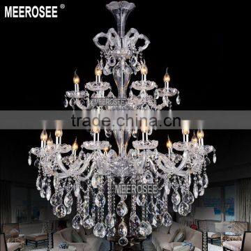 Luxurious Large Crystal Chandelier Light 2 tiers clear Crystal Lamp, Crystal Lighting Fitting Fast Shipping