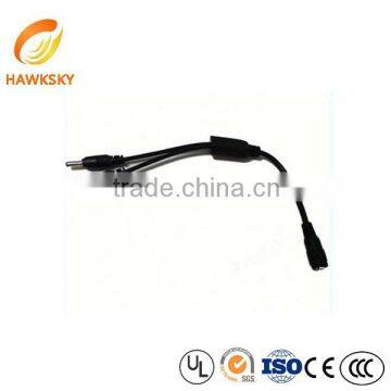 2.1mm to 5.5mm Male LED Power DC Cable Wire Harness Assembly Factory