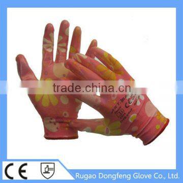 High Quality Nitrile Coated Garden Gloves Manufacturer