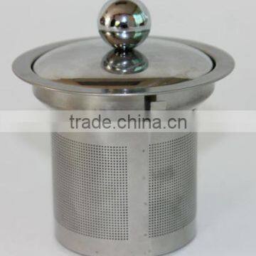 Top quality stainless steel etched mesh tea infuser