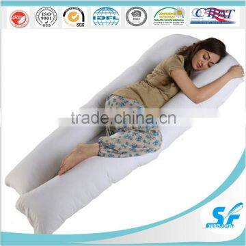 U shape /G shape/ C shape cotton fabric soft micro fiber filling cushion body pillow for pregnant