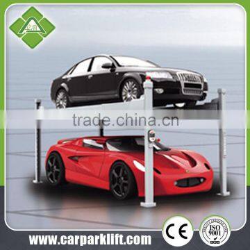 mini 4 post car parking lift double parking car lift