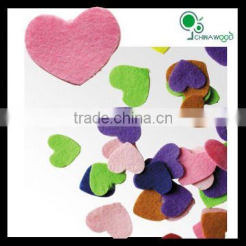 DIY Craft Felt Hearts Cut Out Shapes