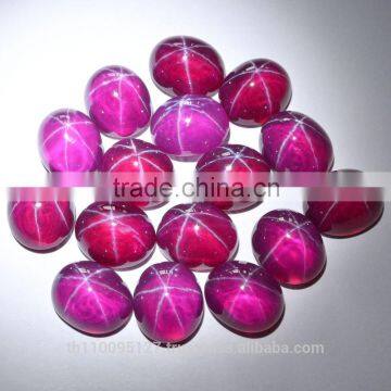 131.20 Ct Ruby Star Sapphire 6 Rays Lab Created Stone
