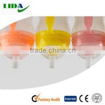 Silicone Baby Feeding Bottles with Customized Logo ,silicone product oem BOB306