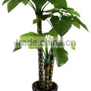 three trunks artificial colocasia esculenta tree,plants