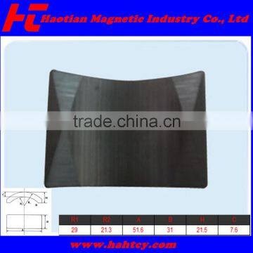 Epoxy motor arc magnets