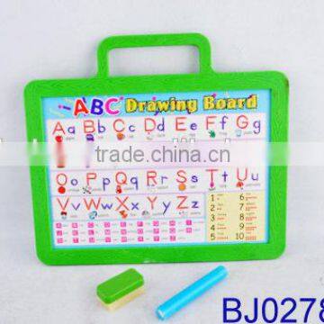 Education toy kids cheap hanging erasable drawing board ABC writing board