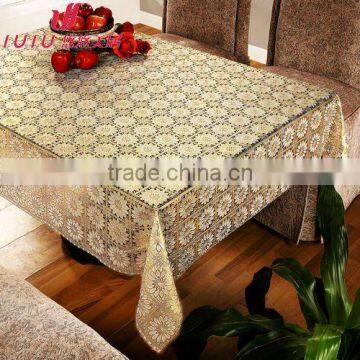 The latest popular pvc lace table cloth