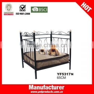 Iron luxury metal pet bed