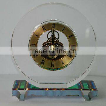 Simple Crystal Desk Clock Decoration Clock