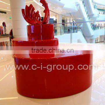 New Shopping Mall fibreglass seat/Creative custom made shopping Centre furniture