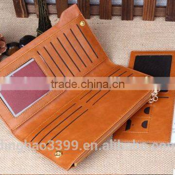 2016 New Style Wallet Hot Sale Leather Wallet Fashion Ladies Wallets With Multi Card Holder photo-3