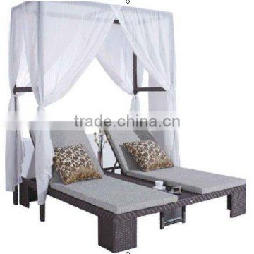 Lounge Bed-ourdoor rattan furniture