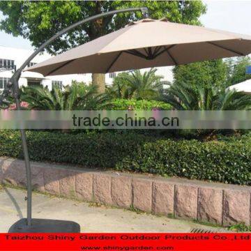 3m Aluminium outdoor hanging banana umbrella