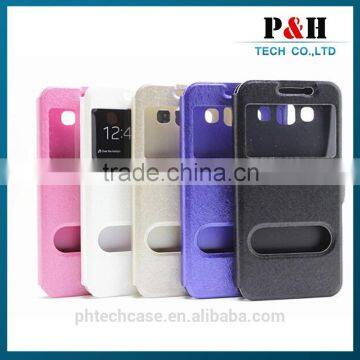 Factory price pu leather protective case for samsung galaxy e7 cases and covers